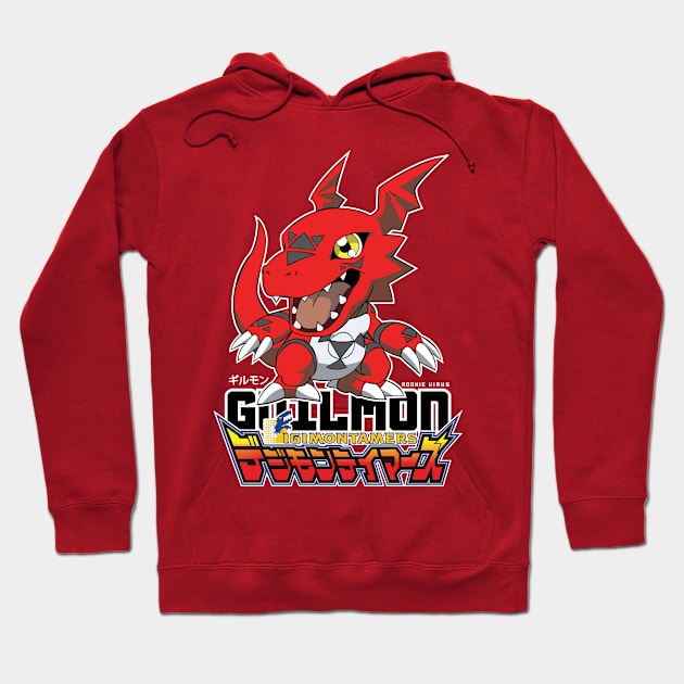 digimon tamers guilmon Hoodie by DeeMON